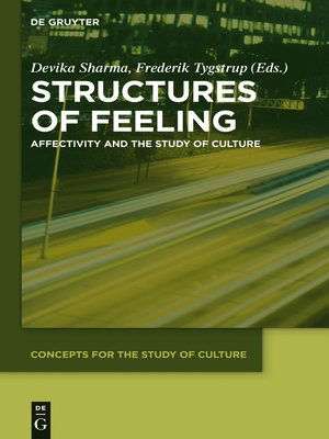cover image of Structures of Feeling
